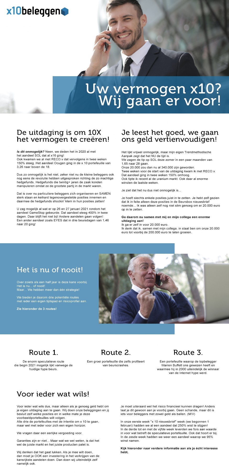 Het vermogen moet werken, niet jij